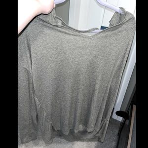 American eagle size L. Grey/green color. Cute strap in back